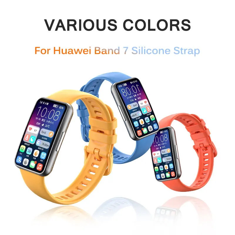Compatible with Huawei Band 6 7/Honor Band 6 Replacement smart bracelet strap Colorful Silicone strap for Huawei Band 6 7 strap
Compatible with Huawei Band 6 7/Honor Band 6 Replacement smart bracelet strap Colorful Silicone strap for Huawei Band 6 7 strap
