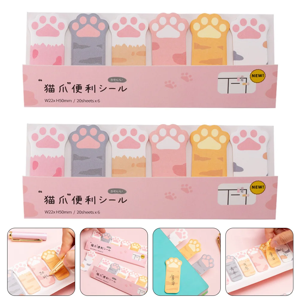 2Pcs Student Adorable Self-adhesive Memo Stickers Small Notebooks Portable Memo Pads for School Book
2Pcs Student Adorable Self-adhesive Memo Stickers Small Notebooks Portable Memo Pads for School Book