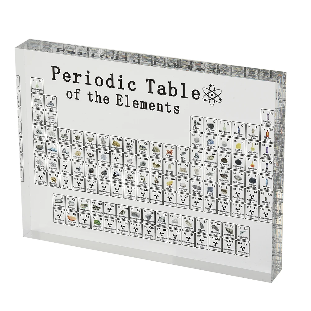 Chemical Periodic Table With Element 85-bit Acrylic Display Home Decor Letter Ornament Samples School Studying
Chemical Periodic Table With Element 85-bit Acrylic Display Home Decor Letter Ornament Samples School Studying