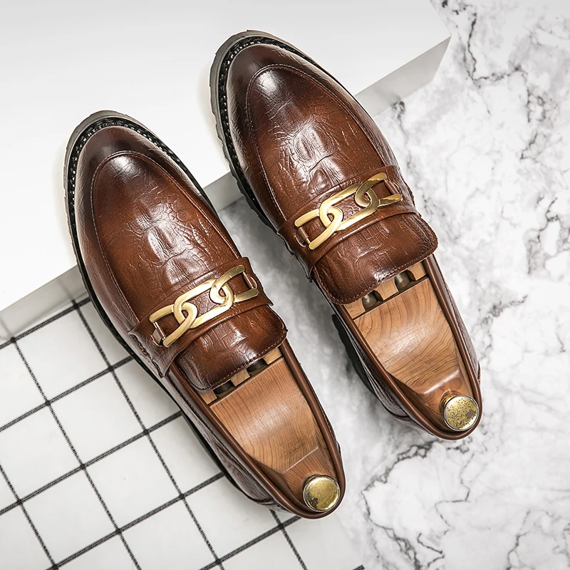 Fashion Dress Shoes for Men Black Brown Men Formal Business Shoes Slip-on Dressing Suite Luxury Sneakers Italian England Oxfords
Fashion Dress Shoes for Men Black Brown Men Formal Business Shoes Slip-on Dressing Suite Luxury Sneakers Italian England Oxfords