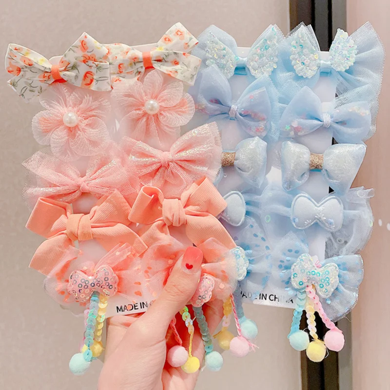 10 Sets of Children's Bow Hair Clip 2022 New Cute Princess Hair Clip Girl's Broken Hair Edge Clip Baby Hair Accessories
10 Sets of Children's Bow Hair Clip 2022 New Cute Princess Hair Clip Girl's Broken Hair Edge Clip Baby Hair Accessories