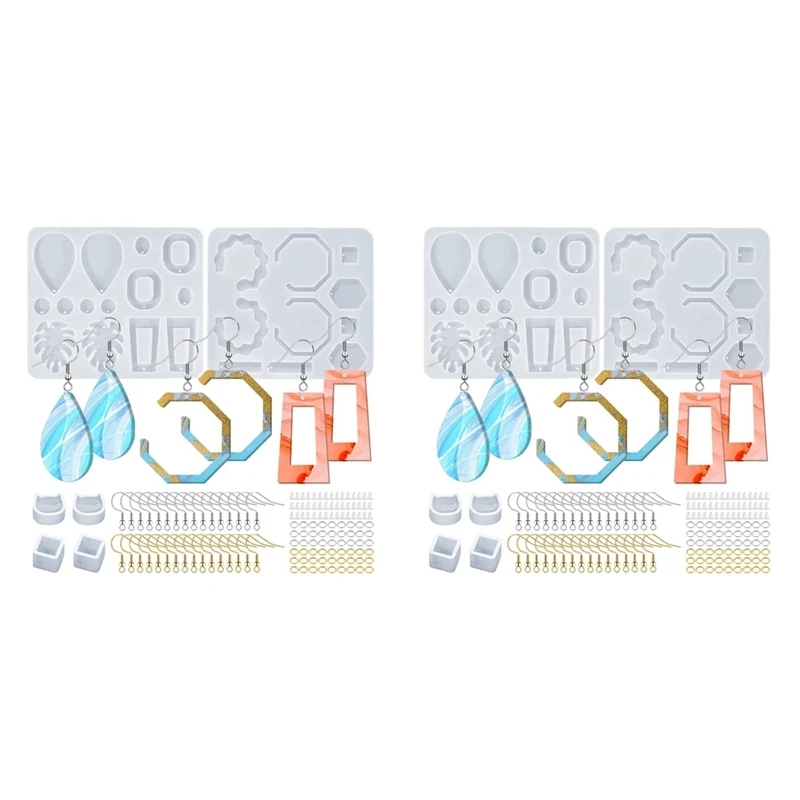 4X Resin Earring Mold, Jewelry Earring Silicone Molds For Epoxy Resin Casting, Resin Hoop Earrings Mould For DIY Jewelry 
4X Resin Earring Mold, Jewelry Earring Silicone Molds For Epoxy Resin Casting, Resin Hoop Earrings Mould For DIY Jewelry