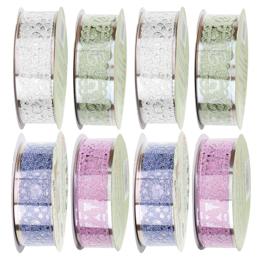 8 Rolls Adhesive Lace Tapes Scrapbooking Lace Pattern Tapes DIY Glitter Lace Tape Adhesive Tapes (Mixed Style)
8 Rolls Adhesive Lace Tapes Scrapbooking Lace Pattern Tapes DIY Glitter Lace Tape Adhesive Tapes (Mixed Style)