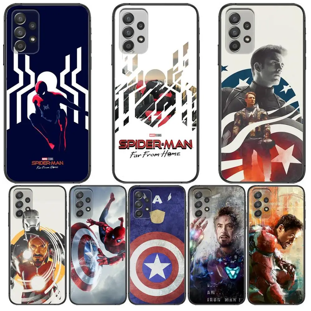 Marvel Spiderman Iron Man Phone Case Hull For Samsung Galaxy A70 A50 A51 A71 A52 A40 A30 A31 A90 A20E 5G a20s Black Shell Art Ce
Marvel Spiderman Iron Man Phone Case Hull For Samsung Galaxy A70 A50 A51 A71 A52 A40 A30 A31 A90 A20E 5G a20s Black Shell Art Ce