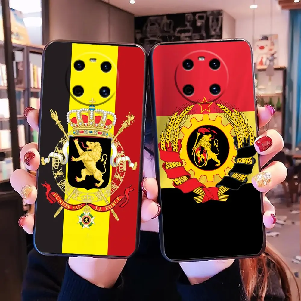 

Phone Case For HUAWEI P50 P40 P30 P20 P10 P9 P8 Plus MATE 30 20 20X 10 9 8 Pro Lite Case Funda Coque Shell Cover Flag Of Belgium