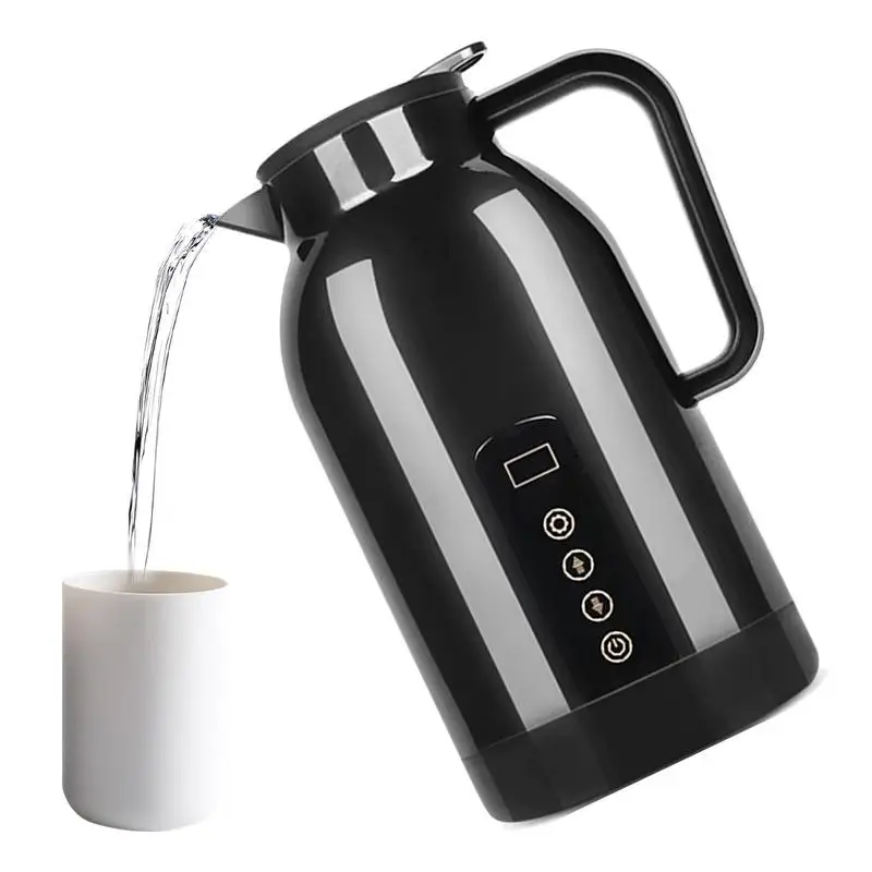 

Car Water Heater Kettle Heat-Resisting Car Kettle Water Boiler 1150ml 12V/24V Car Travel Mug Food Grade Stainless Steel Inner