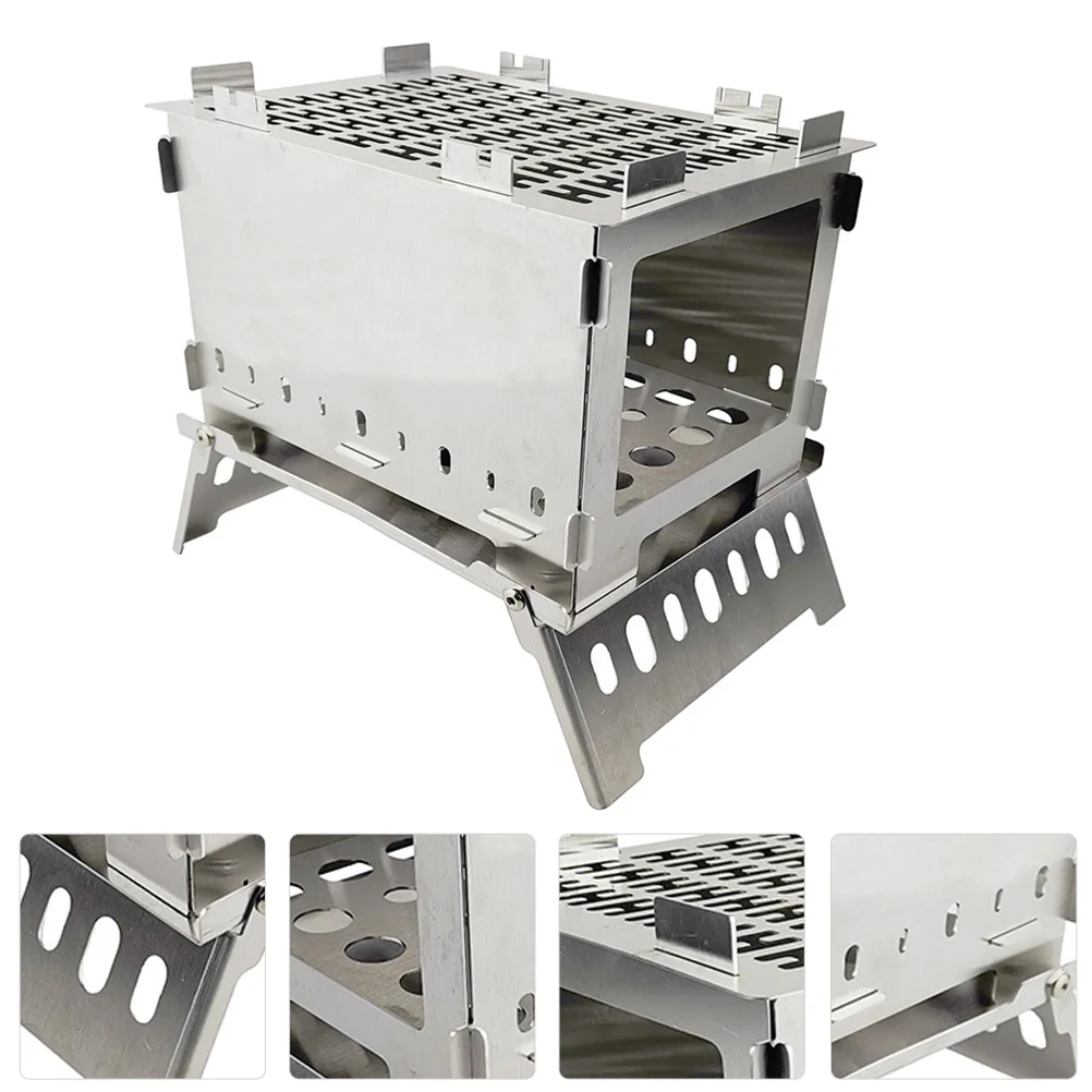 Stove Wood Bbq Steel Burning Camping Stainless Mini Picnic Lightweight Outdoor Survival Camp Hiking Barbecue Camping equipment
Stove Wood Bbq Steel Burning Camping Stainless Mini Picnic Lightweight Outdoor Survival Camp Hiking Barbecue Camping equipment