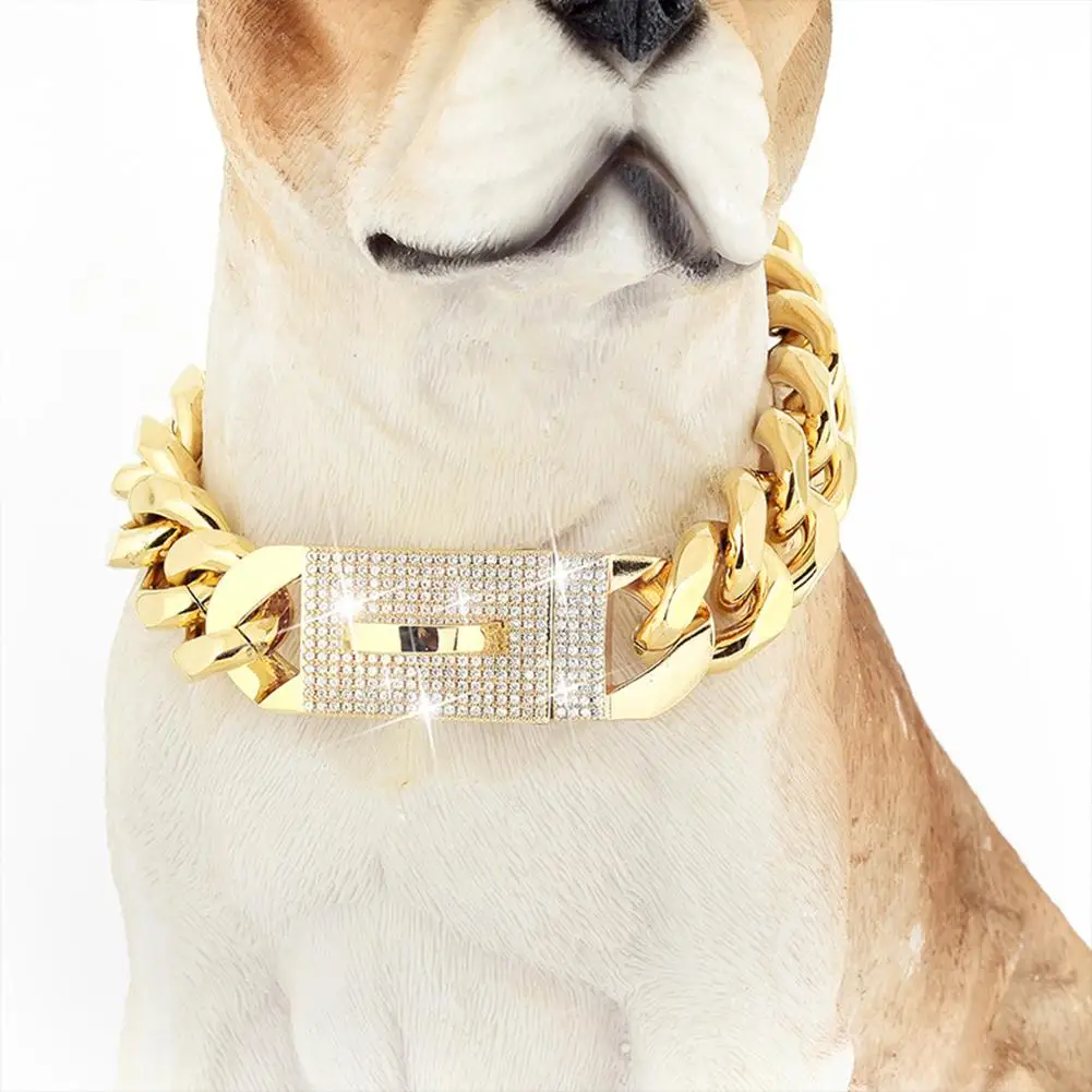 Titanium Steel 19mm Thick Chain Leash Medium Big Dog Collar French Bulldog German Shepherd Labrador Dog Supplies Pet Accessories
Titanium Steel 19mm Thick Chain Leash Medium Big Dog Collar French Bulldog German Shepherd Labrador Dog Supplies Pet Accessories