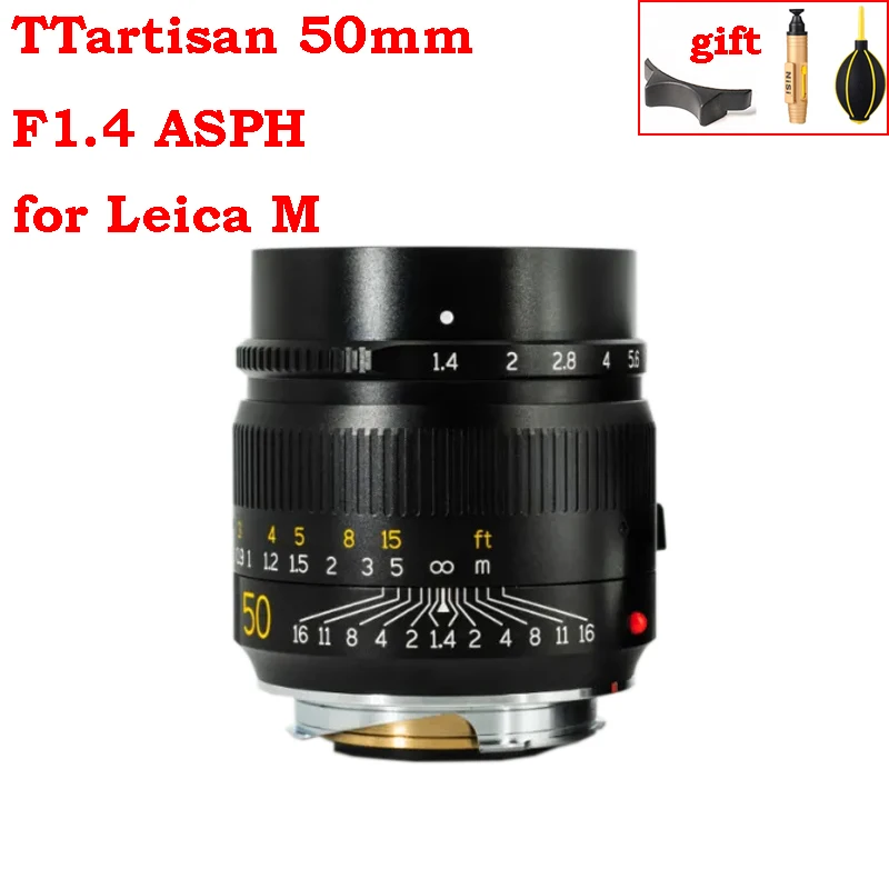 TTartisan 50 мм F1.4 ASPH объектив для Leica M Большая диафрагма M Mount камера MF ручная фокусировка камера Объективы M1
TTartisan 50 мм F1.4 ASPH объектив для Leica M Большая диафрагма M Mount камера MF ручная фокусировка камера Объективы M1