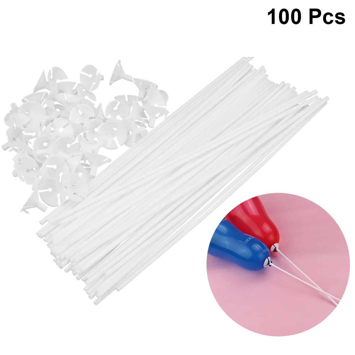 100pcs Balloon Stand Clear Balloon Stand Clear Balloon Holder Balloon Sticks Holders Balloon Column
100pcs Balloon Stand Clear Balloon Stand Clear Balloon Holder Balloon Sticks Holders Balloon Column