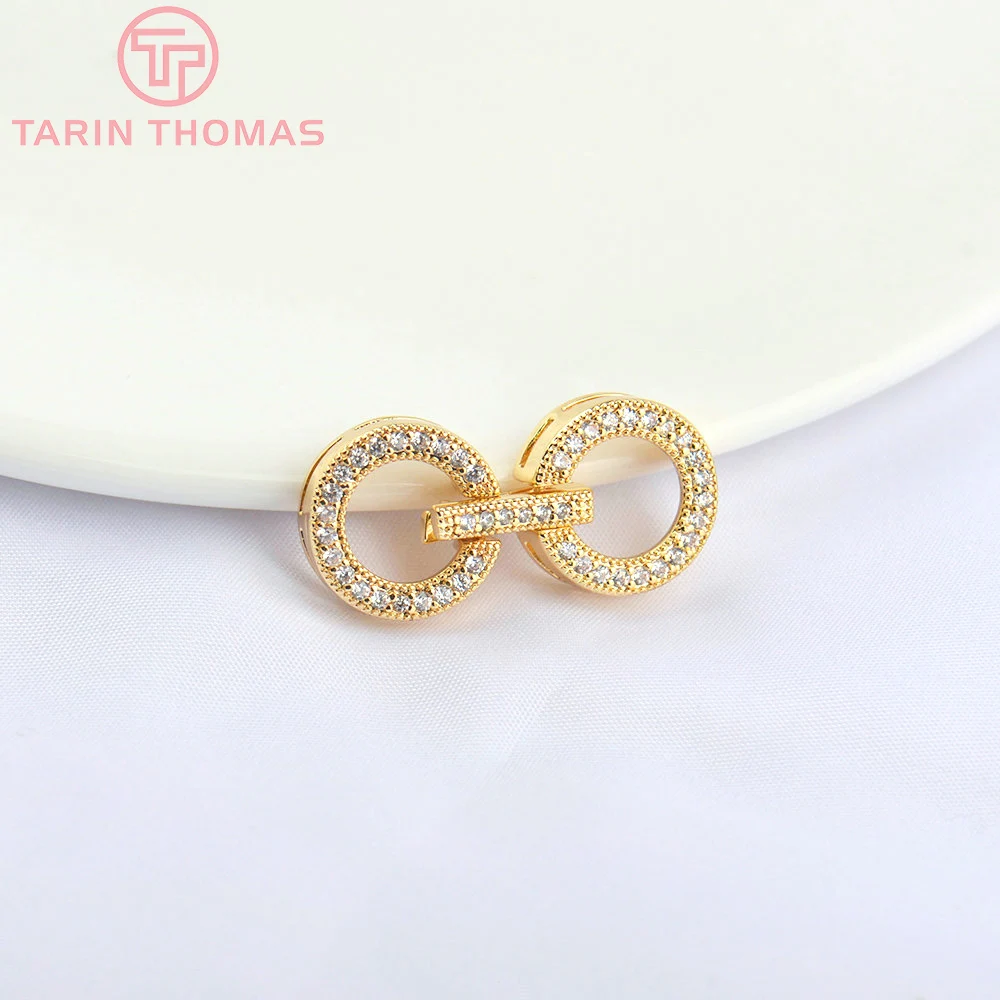 (5079)4PCS 12.5x28MM 24K Gold Color Brass with Zircon Bracelet Necklace Connector Clasp High Quality Diy Jewelry Accessories
(5079)4PCS 12.5x28MM 24K Gold Color Brass with Zircon Bracelet Necklace Connector Clasp High Quality Diy Jewelry Accessories