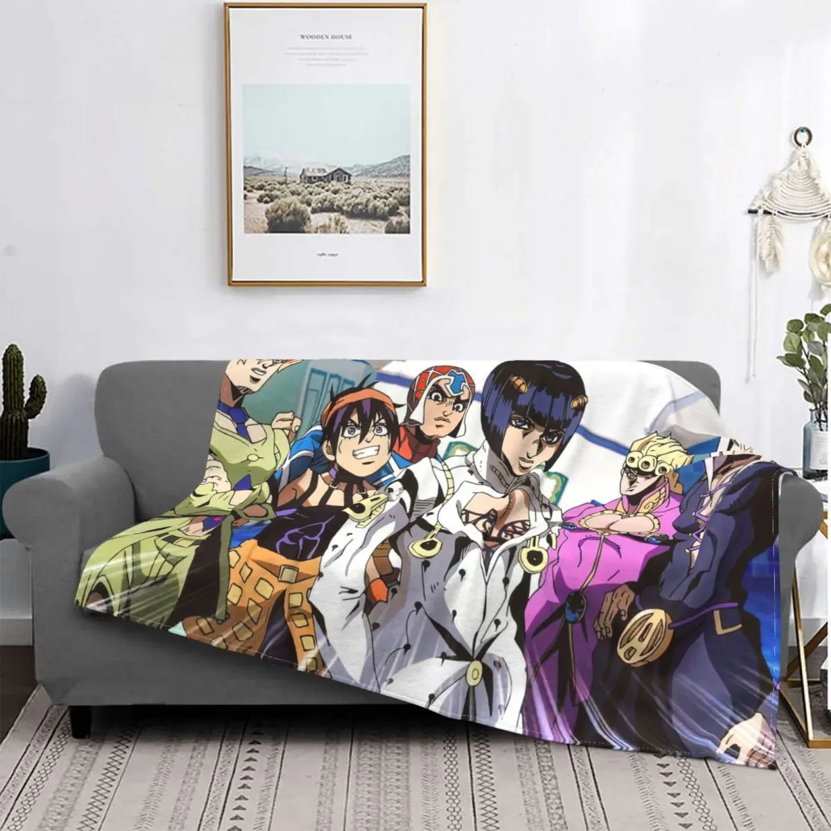 Jojo's Bizarre Adventure Blanket Fleece Anime Higashikata Jousuke Lisa Super Warm Throw Blanket for Home Couch Bedroom Quilt
Jojo's Bizarre Adventure Blanket Fleece Anime Higashikata Jousuke Lisa Super Warm Throw Blanket for Home Couch Bedroom Quilt