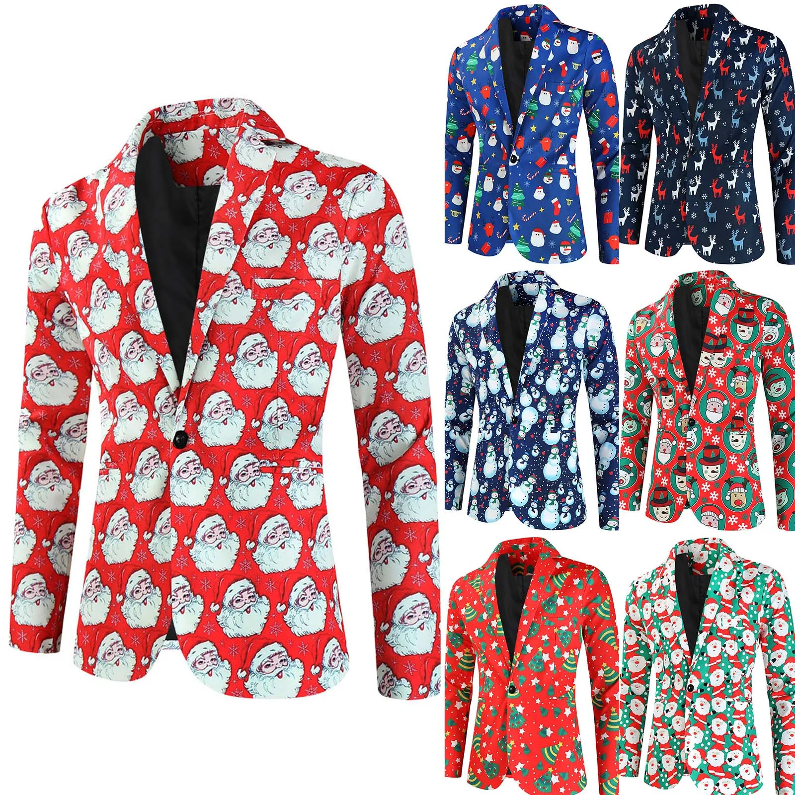 Men'S Graphic Suit Coat Casual Christmas Navidad Suit-Tops Wedding Groom Party Outerwear Autumn Winter Leisure Terno Masculino
Men'S Graphic Suit Coat Casual Christmas Navidad Suit-Tops Wedding Groom Party Outerwear Autumn Winter Leisure Terno Masculino