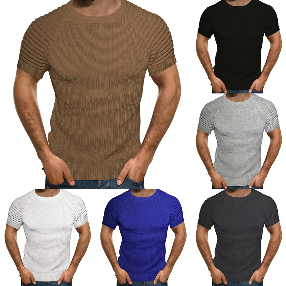 Mens Casual Sport Waffle Round Neck Short Sleeve Slim Fitness Tops Male T-Shirt Muscle Gym Sports Shirts Active Blouse Tees
Mens Casual Sport Waffle Round Neck Short Sleeve Slim Fitness Tops Male T-Shirt Muscle Gym Sports Shirts Active Blouse Tees
