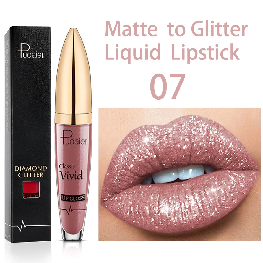 18 Colors Matte Glitter Shiny Lip Gloss Long Lasting Liquid Lipstick Diamond Shiny Lip Gloss Waterproof Lip Makeup for Women
18 Colors Matte Glitter Shiny Lip Gloss Long Lasting Liquid Lipstick Diamond Shiny Lip Gloss Waterproof Lip Makeup for Women