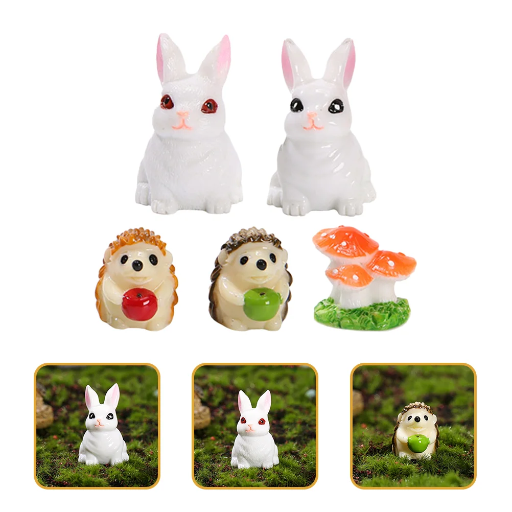 5 Pcs Micro Landscape Rabbit Mini Toys Bunny Miniature Figurines Hedgehog Miniature Rabbit Figurines Resin Bunny Figurines
5 Pcs Micro Landscape Rabbit Mini Toys Bunny Miniature Figurines Hedgehog Miniature Rabbit Figurines Resin Bunny Figurines
