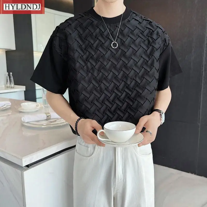 Summer New British Style Short-Sleeved T Shirt Mens Top Black/white T-Shirt Men Slim Fashion Casual O-Neck T-Shirt Men
Summer New British Style Short-Sleeved T Shirt Mens Top Black/white T-Shirt Men Slim Fashion Casual O-Neck T-Shirt Men