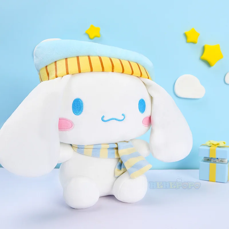 Sanrio Original New Cinnamoroll Stuffed Toy 8inch White Kawaii Cinnamoroll Anime Plush with Winter Scarves
Sanrio Original New Cinnamoroll Stuffed Toy 8inch White Kawaii Cinnamoroll Anime Plush with Winter Scarves