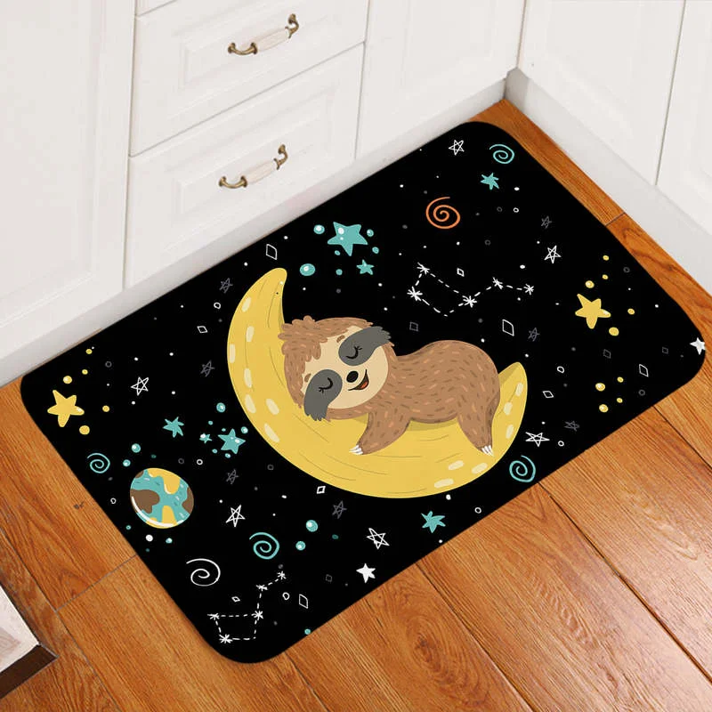 Moon Snooze Space Door Mat Polyester Doormat Rug Non-slip Durable Carpet Mat Footpad 
Moon Snooze Space Door Mat Polyester Doormat Rug Non-slip Durable Carpet Mat Footpad