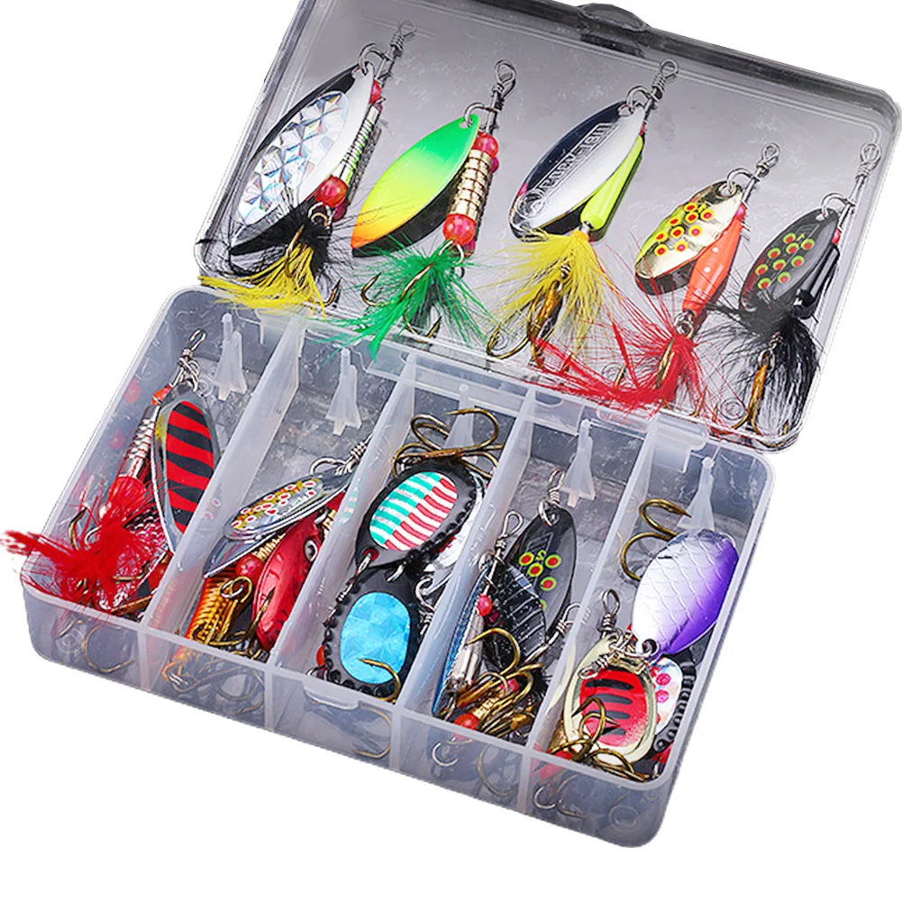 20pcs/box Metal Rotating Sequins Bait Trout Fishing Lure Hard Bait Sequins Paillette Artificial Baits Spinnerbait Fish Tools
20pcs/box Metal Rotating Sequins Bait Trout Fishing Lure Hard Bait Sequins Paillette Artificial Baits Spinnerbait Fish Tools
