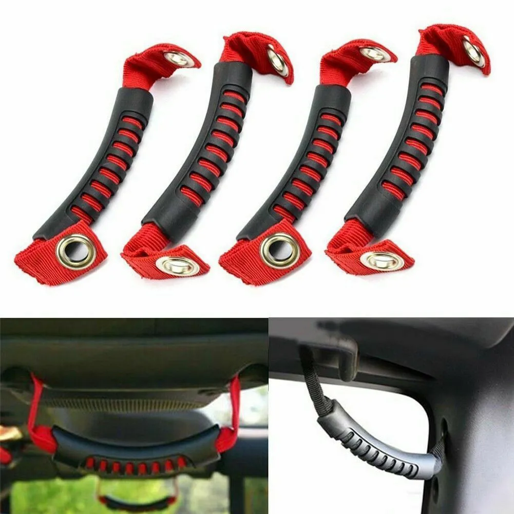 2X Rubber Grab Grip Interior Handles Door Handle Fit For Jeep Wrangler JK/TJ/YJ/CJ Red/Black Exterior Car Truck Accessories
2X Rubber Grab Grip Interior Handles Door Handle Fit For Jeep Wrangler JK/TJ/YJ/CJ Red/Black Exterior Car Truck Accessories