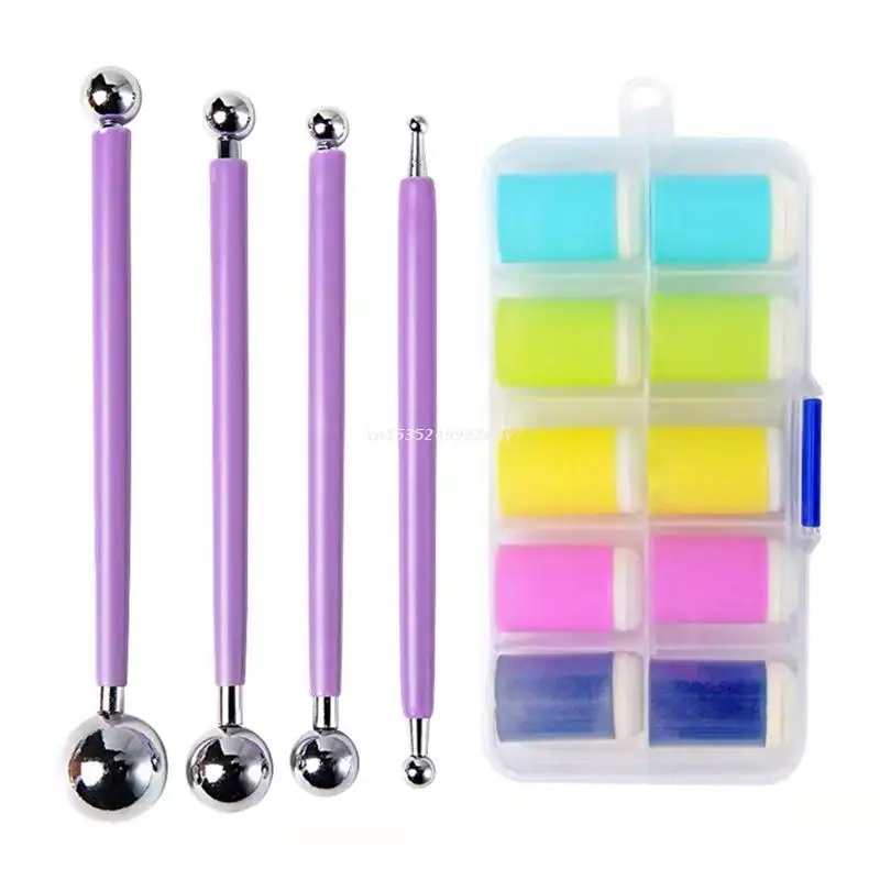 15pcs/set Double-Ended Clay Ball Dotting Tool Finger Sponge Daubers Kit for Painting Art Ink Crafts Chalk Card Making Dropship
15pcs/set Double-Ended Clay Ball Dotting Tool Finger Sponge Daubers Kit for Painting Art Ink Crafts Chalk Card Making Dropship