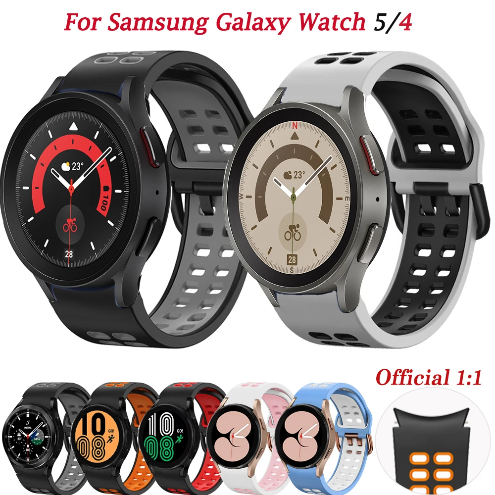 Ремешок силиконовый для Samsung Galaxy Watch 4 Classic 46 мм 42 мм/Watch 5 44 мм 40 мм
Ремешок силиконовый для Samsung Galaxy Watch 4 Classic 46 мм 42 мм/Watch 5 44 мм 40 мм
