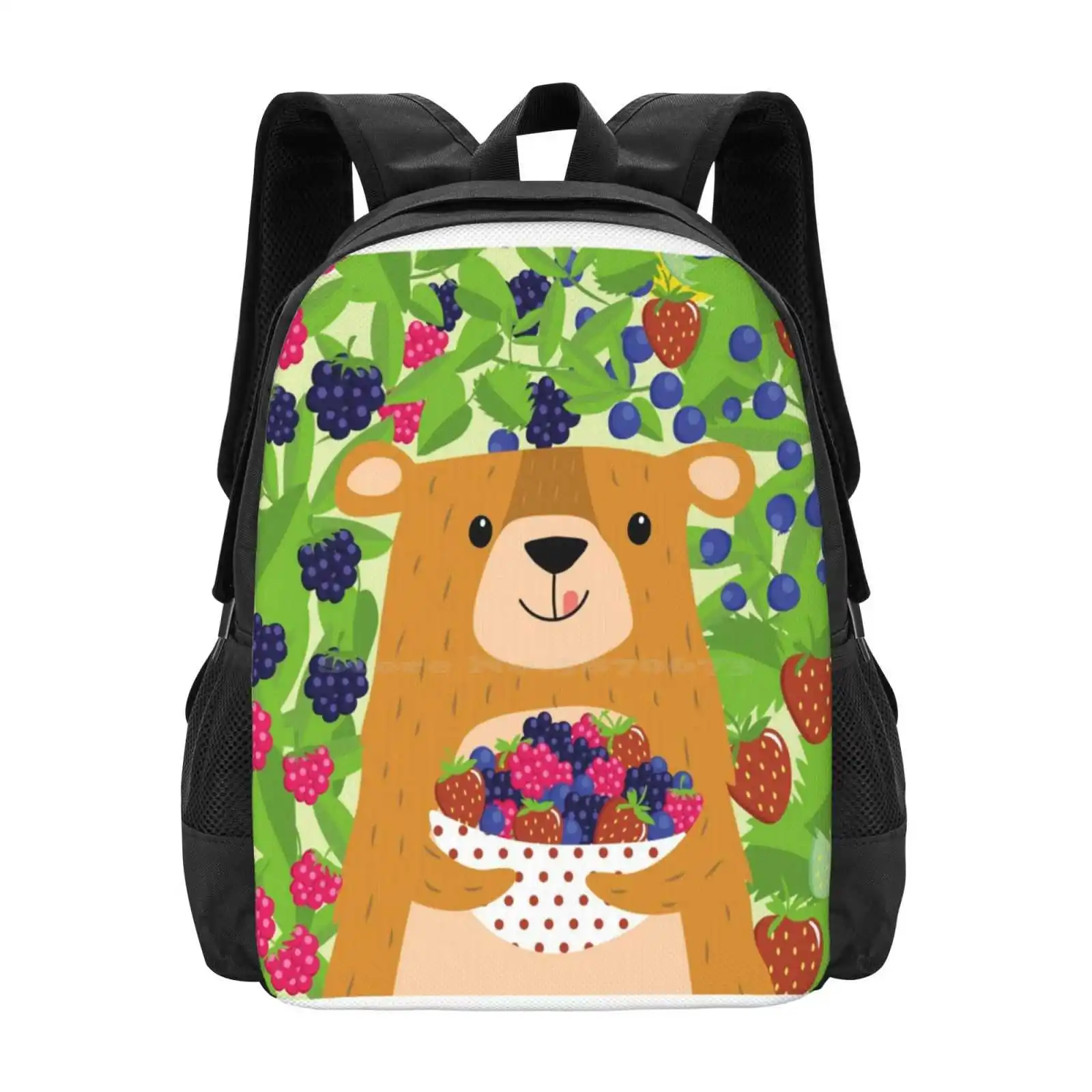 I Love Berries-Berry Bear Backpacks For School Teenagers Girls Travel Bags Erfolgreichillustrator2 Summer Kitchen Raspberry
I Love Berries-Berry Bear Backpacks For School Teenagers Girls Travel Bags Erfolgreichillustrator2 Summer Kitchen Raspberry
