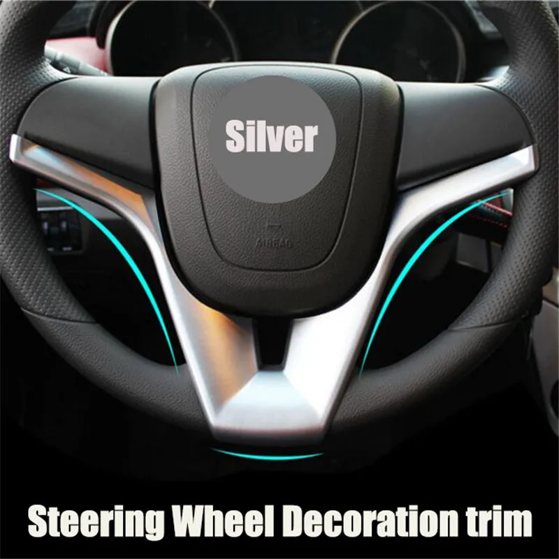Car Accessories Interior Steering Wheel Trim Decorator trim Sticker for Chevrolet Orlando Cruze Trax Aveo Sonic Onix Cobalt
Car Accessories Interior Steering Wheel Trim Decorator trim Sticker for Chevrolet Orlando Cruze Trax Aveo Sonic Onix Cobalt