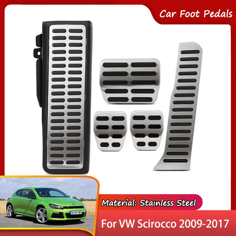 Автомобильные педали из нержавеющей стали AT MT для Volkswagen VW Scirocco R GTS 2009 ~ 2017, Тормоз газа, педаль газа без сверления, Крышка 2016
Автомобильные педали из нержавеющей стали AT MT для Volkswagen VW Scirocco R GTS 2009 ~ 2017, Тормоз газа, педаль газа без сверления, Крышка 2016