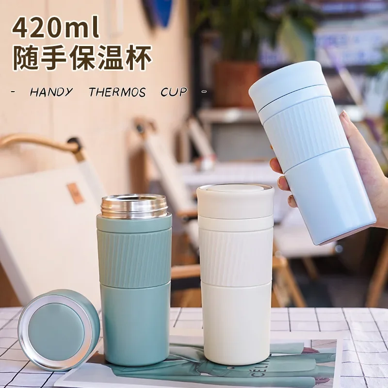 Simple 304 Stainless Steel Thermos Cup with Filter Water Cup Sealing Good Portable with Male and Female Students
Simple 304 Stainless Steel Thermos Cup with Filter Water Cup Sealing Good Portable with Male and Female Students