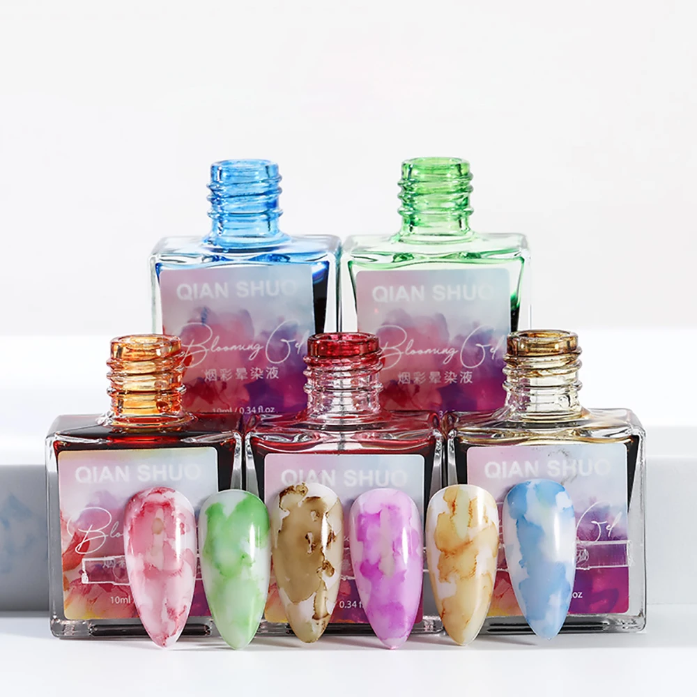 10ml Watercolor Ink Nail Polish Blooming Gel Smoke Effect Marble Smudge Liquid Summer Varnish Manicure Decoration Nail Salon Set
10ml Watercolor Ink Nail Polish Blooming Gel Smoke Effect Marble Smudge Liquid Summer Varnish Manicure Decoration Nail Salon Set