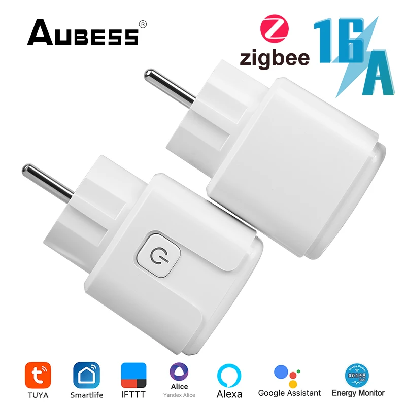 Tuya Zigbee 16A EU Plug Power Monitor Socket Smart Life App Remote Timing Voice Control Works With Google Home Alexa 100-240V
Tuya Zigbee 16A EU Plug Power Monitor Socket Smart Life App Remote Timing Voice Control Works With Google Home Alexa 100-240V