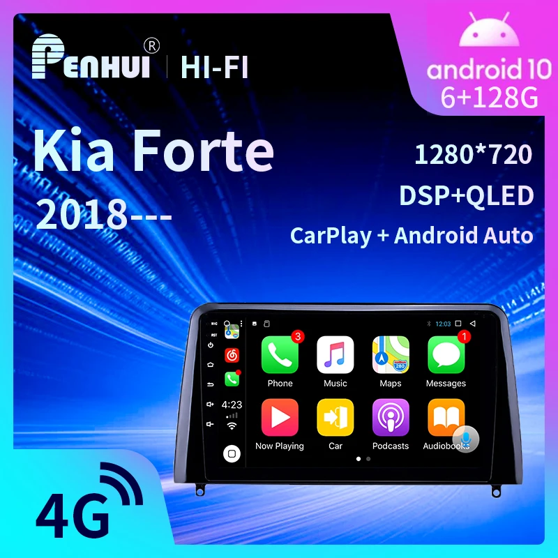 Автомагнитола Penhui для Kia Forte (2018-2020), мультимедийный видеоплеер, GPS-навигатор, Android 10,0, двойная Din
Автомагнитола Penhui для Kia Forte (2018-2020), мультимедийный видеоплеер, GPS-навигатор, Android 10,0, двойная Din