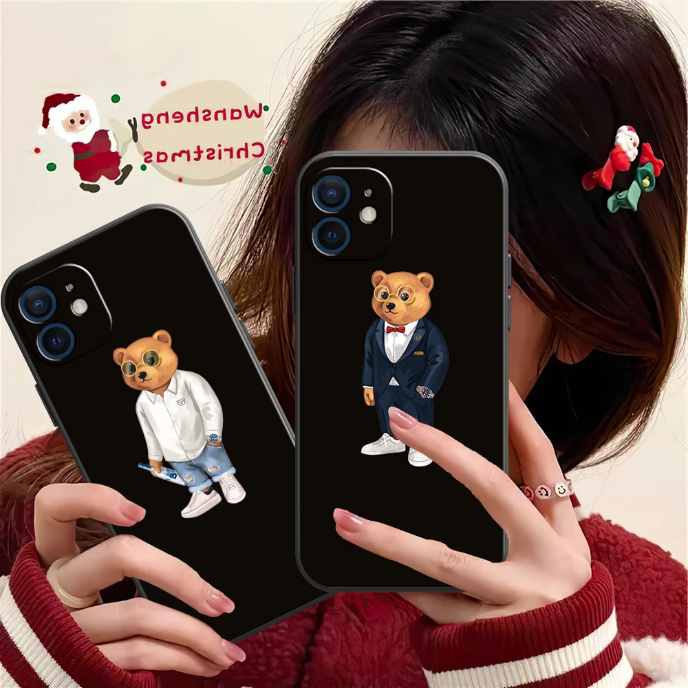 Cute Cartoon Bear Protect For iPhone 11 12 13 Pro MAX 6 6S 7 8 Plus XS 12 13 Mini X XR SE 2020 Silicone Phone Case Funda Cover
Cute Cartoon Bear Protect For iPhone 11 12 13 Pro MAX 6 6S 7 8 Plus XS 12 13 Mini X XR SE 2020 Silicone Phone Case Funda Cover