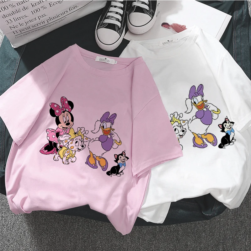 Женские топы Disney с Микки Маусом и Дональдом Даком, Мультяшные футболки с круглым вырезом, Мультяшные футболки с принтом, Женский Топ, милый л...
Женские топы Disney с Микки Маусом и Дональдом Даком, Мультяшные футболки с круглым вырезом, Мультяшные футболки с принтом, Женский Топ, милый л...