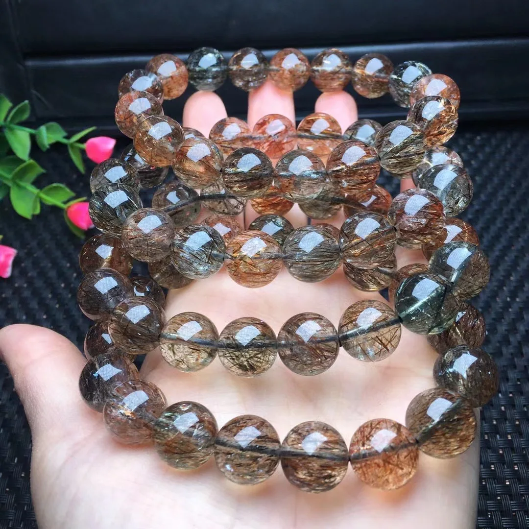 1 Pc Fengbaowu Natural AAA Black Gold Super 7 Bracelet Round Bead Crystal Reiki Healing Stone Fashion Jewelry Gift For Women Men 
1 Pc Fengbaowu Natural AAA Black Gold Super 7 Bracelet Round Bead Crystal Reiki Healing Stone Fashion Jewelry Gift For Women Men