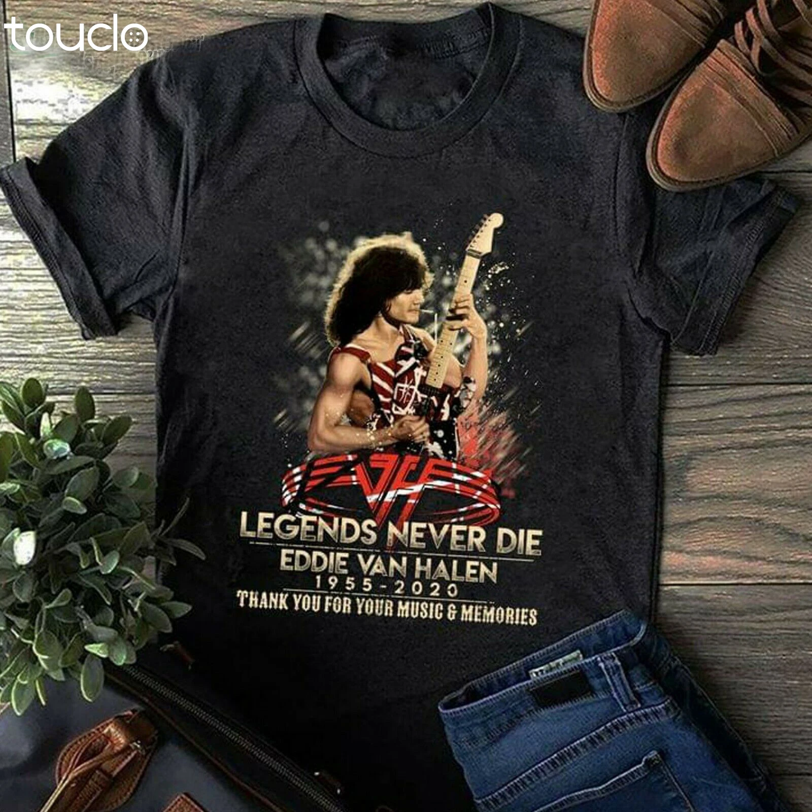 Eddie Van Halen Guitar Rip Legends Never Die Thank You For Memories Shirt Custom Aldult Teen Unisex Digital Printing Tee Shirts
Eddie Van Halen Guitar Rip Legends Never Die Thank You For Memories Shirt Custom Aldult Teen Unisex Digital Printing Tee Shirts