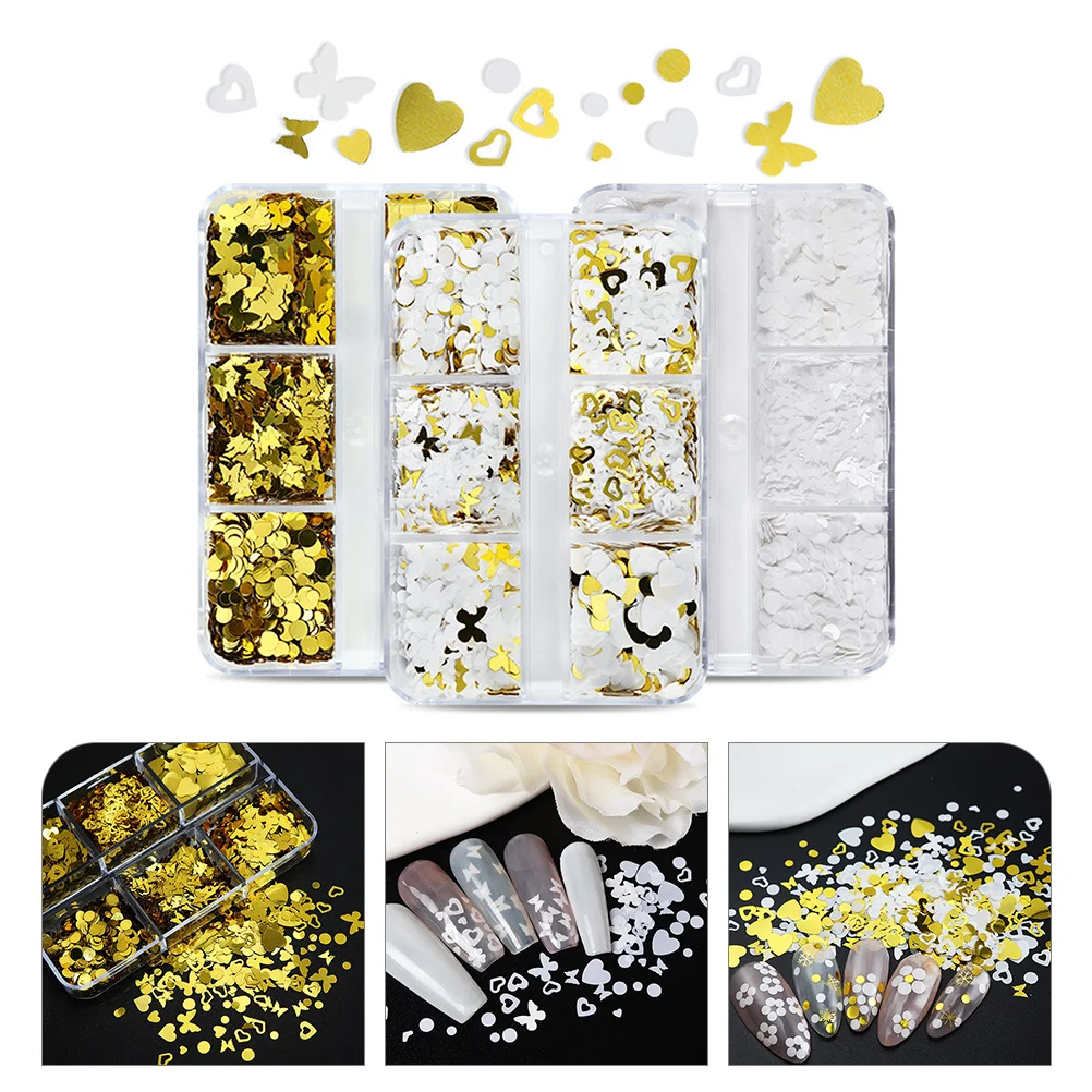 3 Boxes Star Jewelry Case Charm Heart Charms Nail Beads Nail Sequins Flatback Nail Charms Glitter Eyelash Butterfly Patch
3 Boxes Star Jewelry Case Charm Heart Charms Nail Beads Nail Sequins Flatback Nail Charms Glitter Eyelash Butterfly Patch