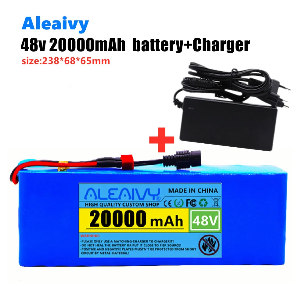 48v Lithium ion Battery 48V 20Ah 1000W 13S3P Lithium ion Battery Pack For 54.6v E-bike Electric Bicycle Scooter With BMS+Charger
48v Lithium ion Battery 48V 20Ah 1000W 13S3P Lithium ion Battery Pack For 54.6v E-bike Electric Bicycle Scooter With BMS+Charger
