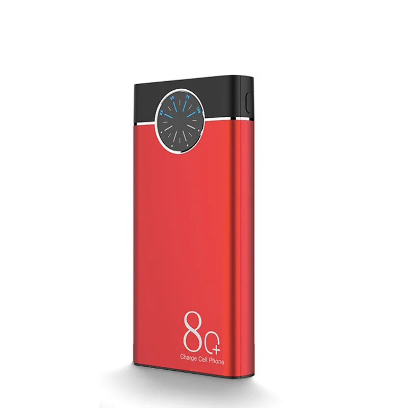 80000mAh Powerbank Clock Digital Display Large Capacity Metal Frosted Power Bank Dual LED Light Original
80000mAh Powerbank Clock Digital Display Large Capacity Metal Frosted Power Bank Dual LED Light Original