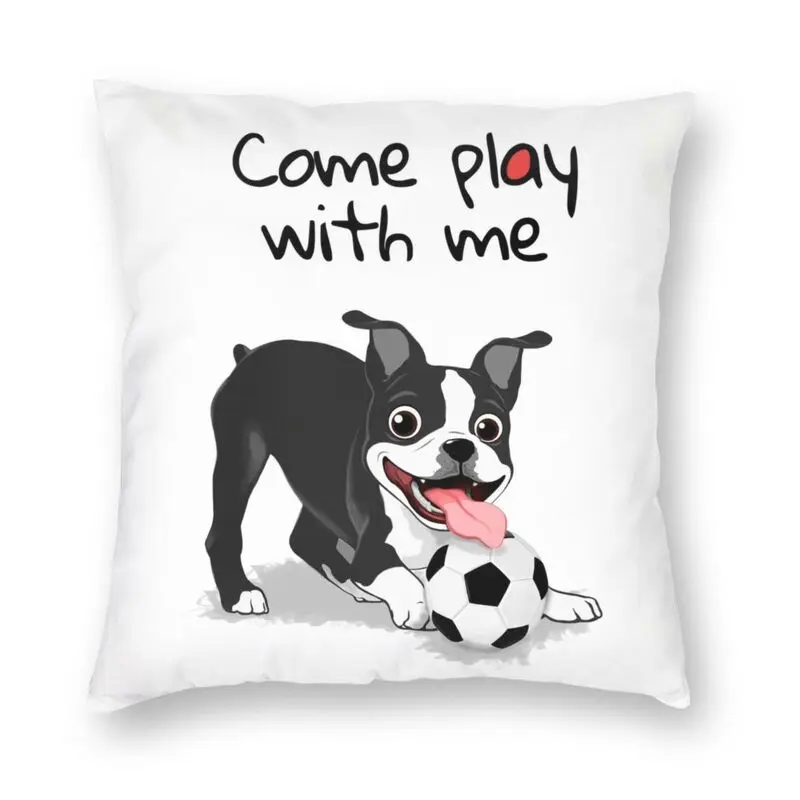 Квадратная наволочка Boston Terrier с надписью «Come Play With Me», домашние декоративные подушки с мультяшным рисунком собаки, декоративная наволочка д...
Квадратная наволочка Boston Terrier с надписью «Come Play With Me», домашние декоративные подушки с мультяшным рисунком собаки, декоративная наволочка д...