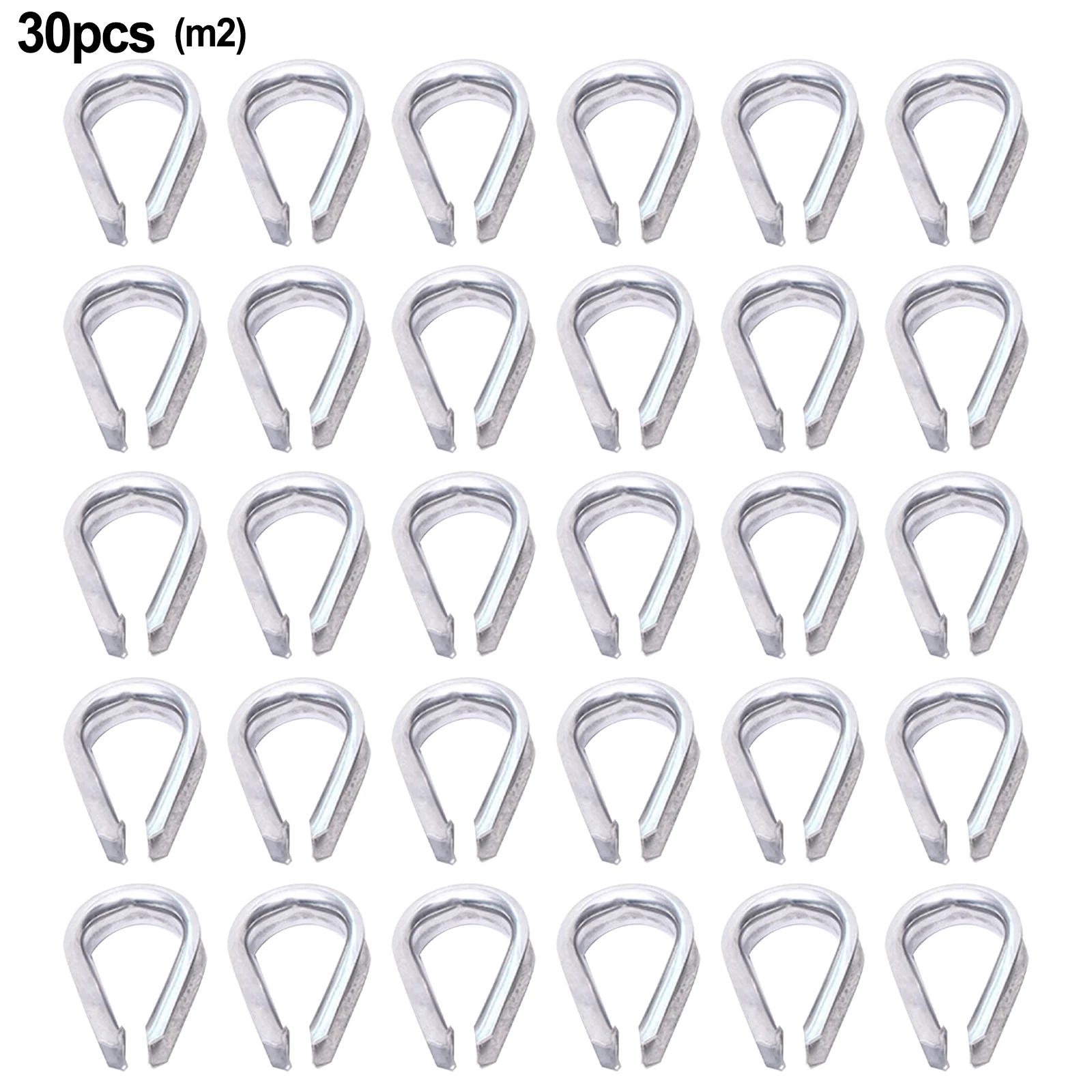 304 Stainless Steel M2 M8 Wire Rope Protective Sleeve Cable Thimbles Clamps Hasps Rigging Fasteners Chicken Heart Ring
304 Stainless Steel M2 M8 Wire Rope Protective Sleeve Cable Thimbles Clamps Hasps Rigging Fasteners Chicken Heart Ring