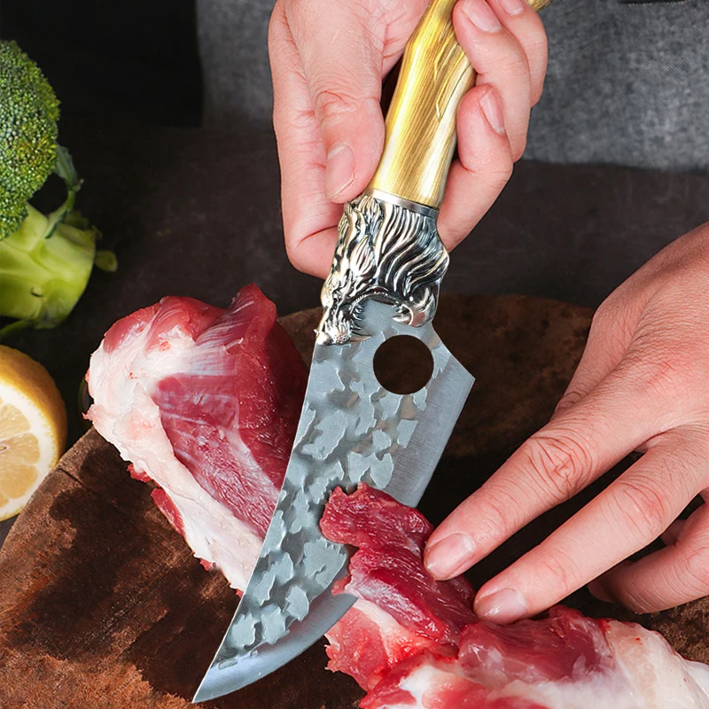 Stainless Steel Boning Knife Meat Cleaver Knife Handmade Forged Kitchen Knife Chef Knives Camping Fish Knifes Butcher Knife
Stainless Steel Boning Knife Meat Cleaver Knife Handmade Forged Kitchen Knife Chef Knives Camping Fish Knifes Butcher Knife