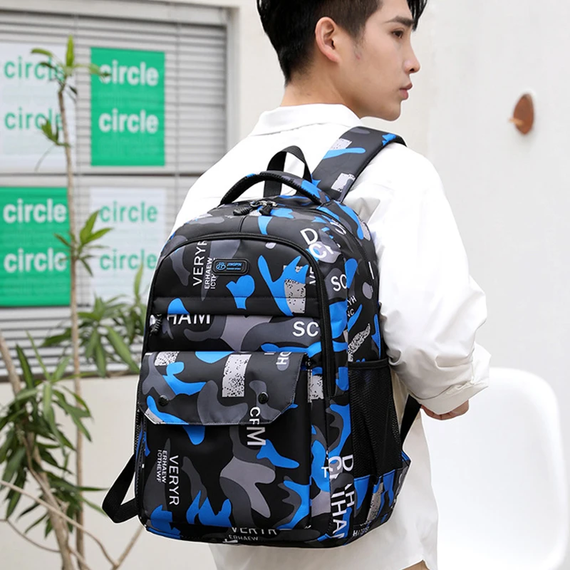 Business Men Backpack 15.6 inch Laptop Bag Waterproof Outdoor Camping Hiking Travel Backpack Large-capacity School Bags for Boys
Business Men Backpack 15.6 inch Laptop Bag Waterproof Outdoor Camping Hiking Travel Backpack Large-capacity School Bags for Boys
