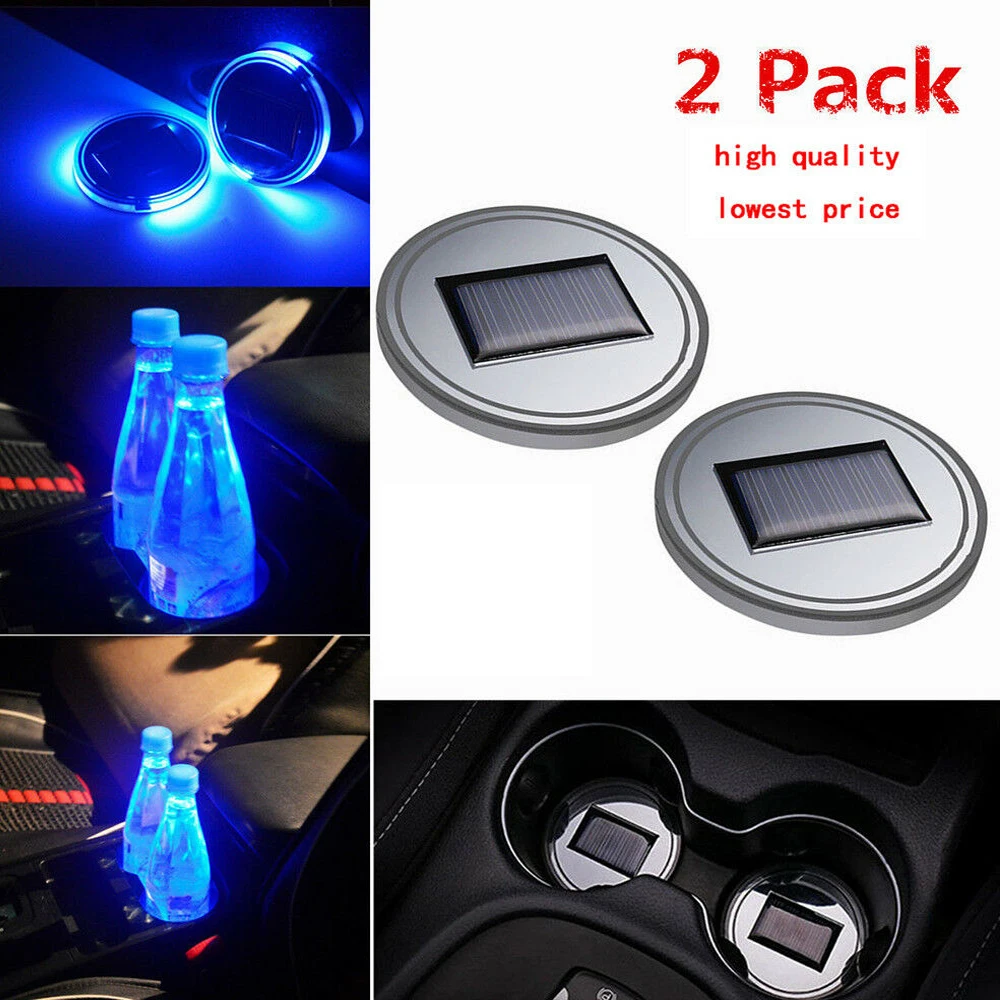 LED Car Atmosphere Light Solar Water Coaster Car Luminous Coaster Free Wiring Universal Anti-skid Pad Waterproof Car Accessories
LED Car Atmosphere Light Solar Water Coaster Car Luminous Coaster Free Wiring Universal Anti-skid Pad Waterproof Car Accessories