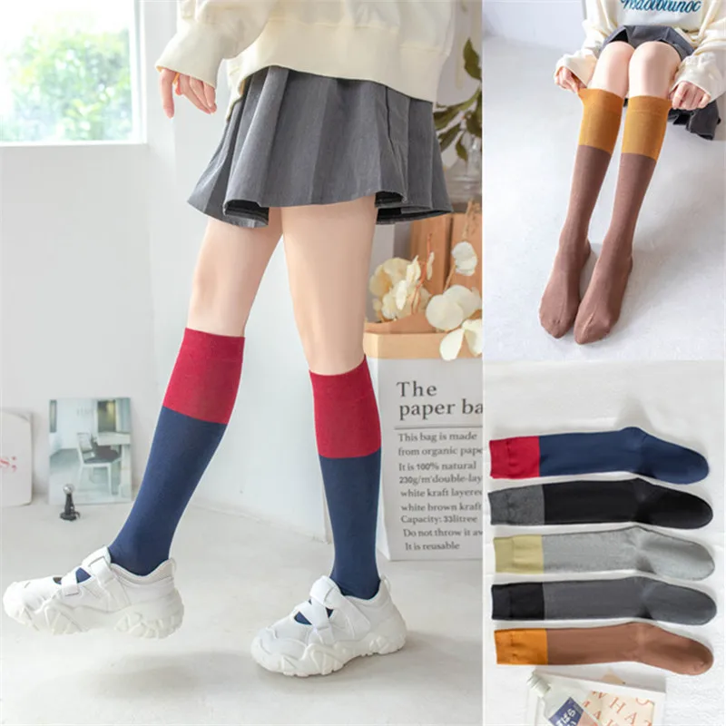 Women Solid Color Socsk Streetwear trend Patchwork Kenn High Socks Happy Harajuku kawaii Sport Breathable Cotton Socks For Girls
Women Solid Color Socsk Streetwear trend Patchwork Kenn High Socks Happy Harajuku kawaii Sport Breathable Cotton Socks For Girls