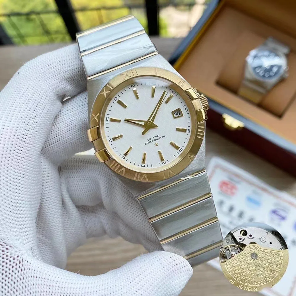 AAA Automatic Mechanical Watch38mm Men's Sapphire Glass Luxury Brand Stainless Steel Watch Band
AAA Automatic Mechanical Watch38mm Men's Sapphire Glass Luxury Brand Stainless Steel Watch Band