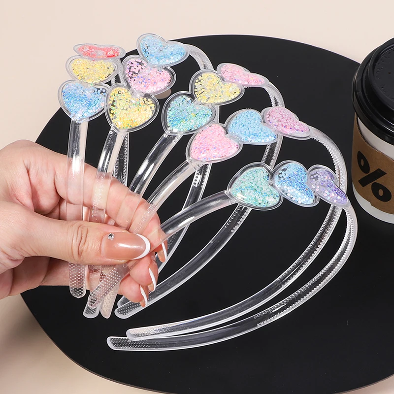 Transparent Quicksand Headbands For Children Kids Girls Fashion Glitter Sequin Teeth Hairbands Bezel Hair Hoops Hair Accessories
Transparent Quicksand Headbands For Children Kids Girls Fashion Glitter Sequin Teeth Hairbands Bezel Hair Hoops Hair Accessories
