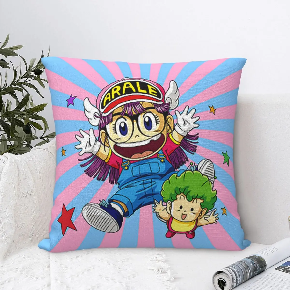 ARALE Polyester Cushion Cover Dr Slump Robot Girl Anime For Bedroom Chair Decorative Soft Throw Pillowcase
ARALE Polyester Cushion Cover Dr Slump Robot Girl Anime For Bedroom Chair Decorative Soft Throw Pillowcase